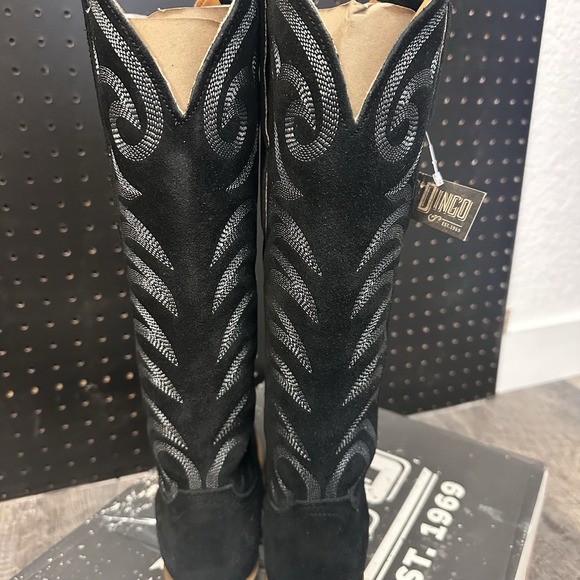 Dingo Women's Movin On Leather Boot Size 7.5 Black - Picture 5 of 12